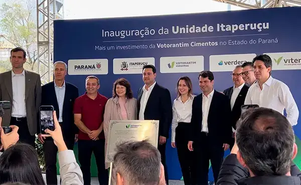 Votorantim Cimentos inaugura nova fábrica em Itaperuçu (PR)